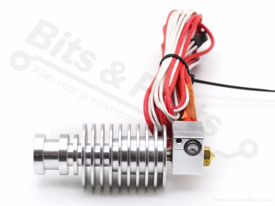 Hotend E3D V5 J-head short/direct aluminium 1,75mm/0,4mm 12V/40W